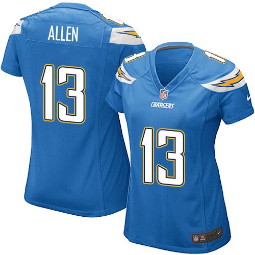 Women's Game Keenan Allen Nike Jersey Electric Blue Alternate - #13 NFL Los Angeles Chargers